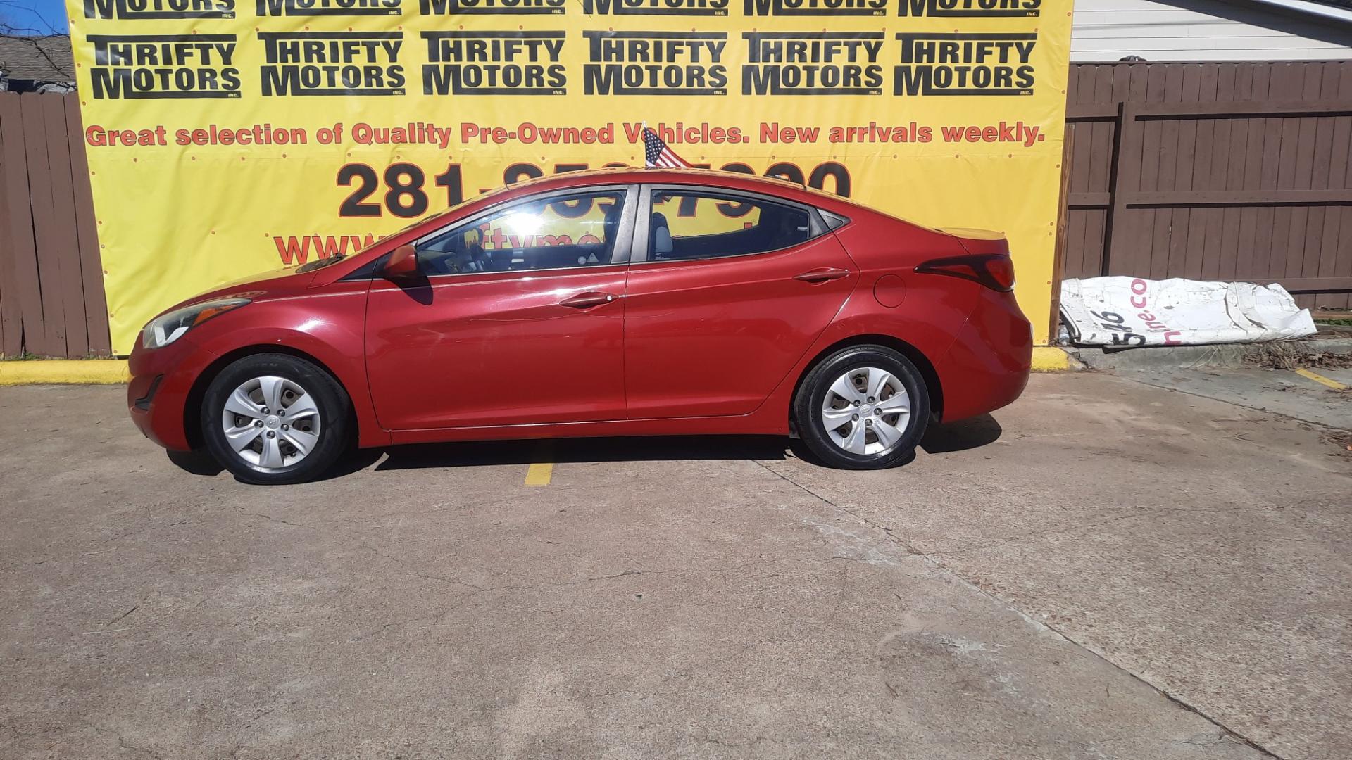 2016 Hyundai Elantra (KMHDH4AE3GU) , located at 16710 Clay Rd., Houston, TX, 77084, (281) 859-7900, 29.834864, -95.656166 - Photo#1